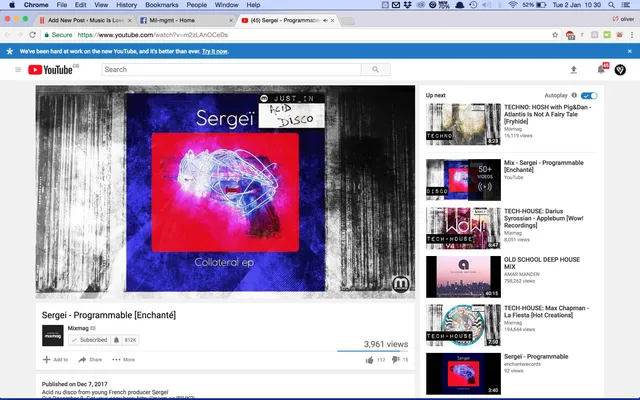 Mixmag TV premiere Enchante Recs first release