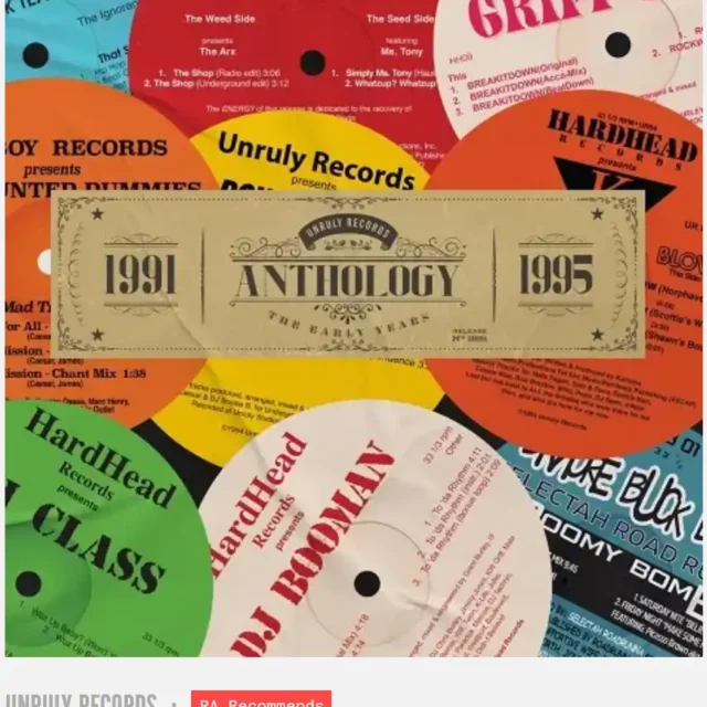 Resident Advisor Recommend "Unruly Records" Anthology Resident Advisor