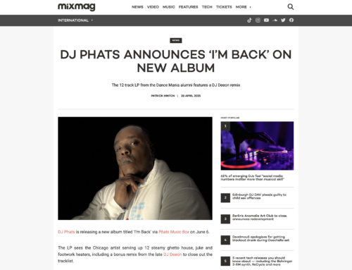 Mixmag cover Dj Phats