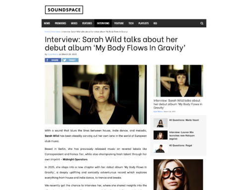 Sarah Wild Interview on Soundspace